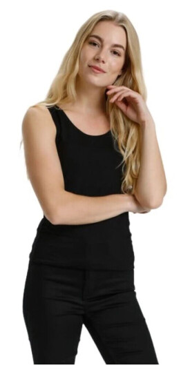 culture Svart Culture Cupoppy Tank Top Topp Svart S