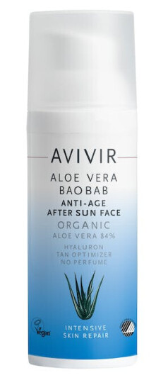 Avivir Aloe Vera Baobab Anti-Age After Sun Face 50 ml After Sun Avivir Aloe Vera Baobab Anti-Age After Sun Face 50 ml After Sun