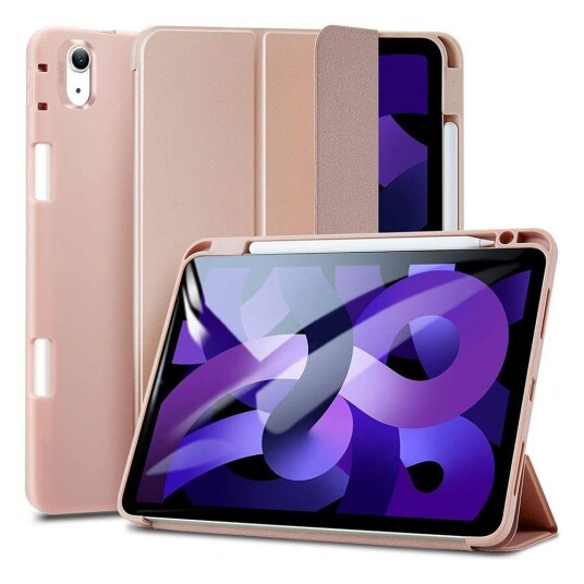 ESR iPad Air (2022/2020) ESR Rebound Deksel Med Apple Pencil Holder - Rose Gold ESR iPad Air (2022/2020) ESR Rebound Deksel Med Apple Pencil Holder - Rose Gold