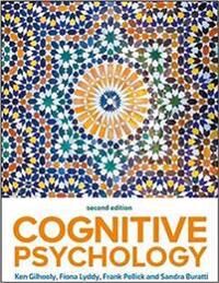 Cognitive Psychology 2e Av Kenneth Gilhooly, Fiona Lyddy, Frank Pollick, Sandra Buratti