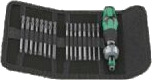 Wera Kraftform Kompakt 60 RA Momentskrutrekkerset med 17 deler og etui - Magnetisk
