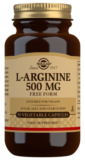 Solgar L-Arginin 500 mg 50 Kapslar Solgar L-Arginin 500 mg 50 Kapslar