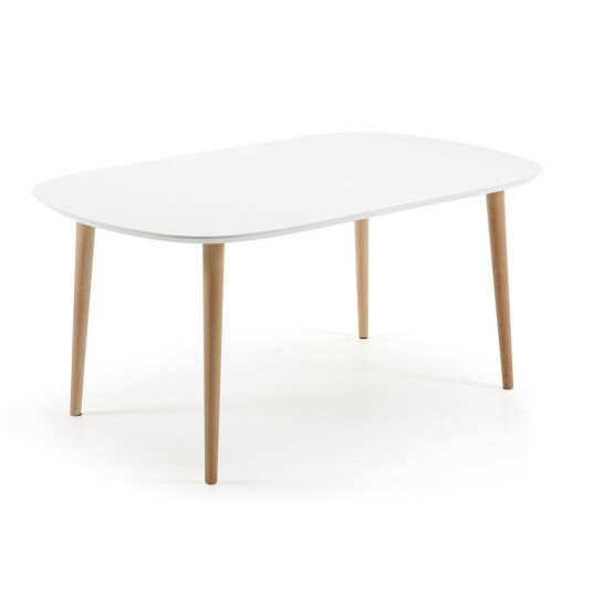 Kave Home - Oakland Spisebord Hvit H:160 1528558-01-0 1528595-01-0