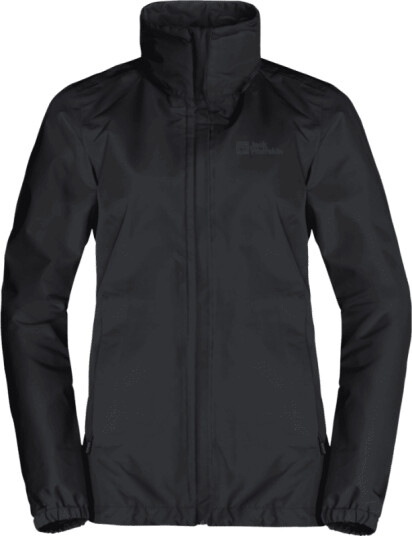 Jack Wolfskin Women's Stormy Point 2-Layer Jacket L, Black