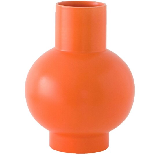 Raawii Strøm Vase 16 cm Vibrant Orange
