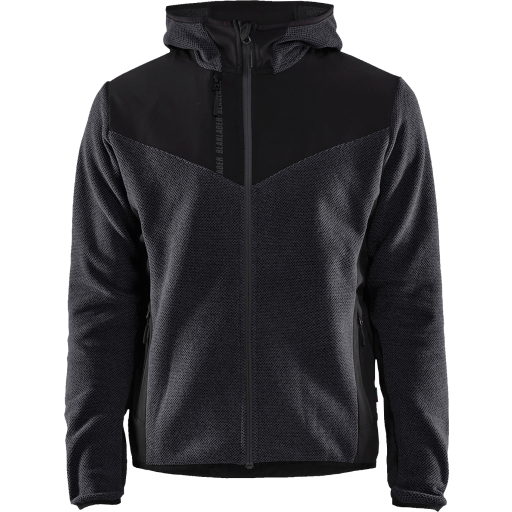 Blåkläder 594025369799L Jakke strikket , med softshell , antrasittgrå/svart Str . L
