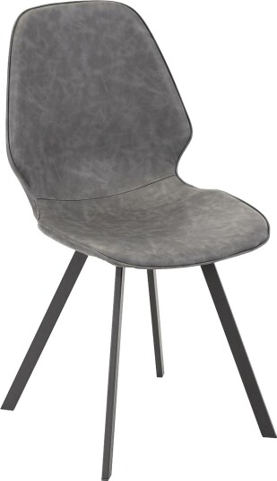 Stol HELENA 50x46xH82cm grå PU