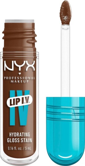 NYX Professional Makeup   Lip I.V. Hydrating Gloss Stain   Brun