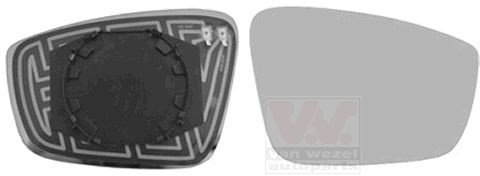 Speilglass ytterspeil VAN WEZEL 7617838 Speilglass ytterspeil VAN WEZEL 7617838