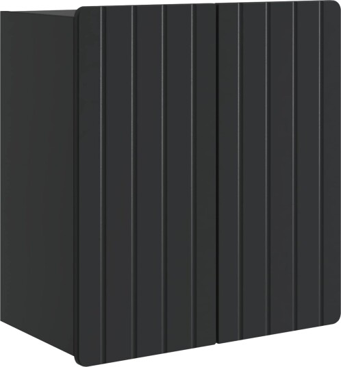 vidaXL Vegghengt skap Svart 59 x 31 x 64 cm Konstruert tre
