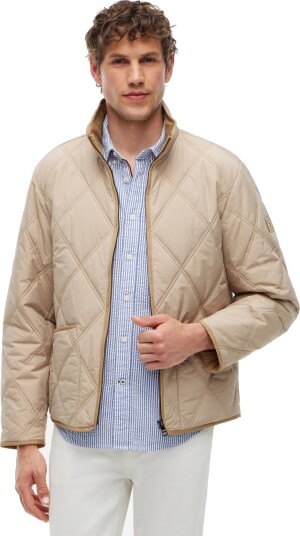 Tommy Hilfiger Diamond Quilt Jacket Beige L