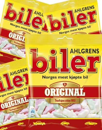 36 stk Ahlgrens Biler 125 gram Skumgodteri Hel Eske 4500 gram 36 stk Ahlgrens Biler 125 gram Skumgodteri Hel Eske 4500 gram