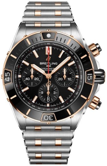 Breitling Herreklokke UB0136251B1U1 Super Chronomat B01 44 Sort/18