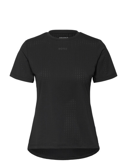 Björn Borg Borg Performance Perforated T-Shirt - Black - XS