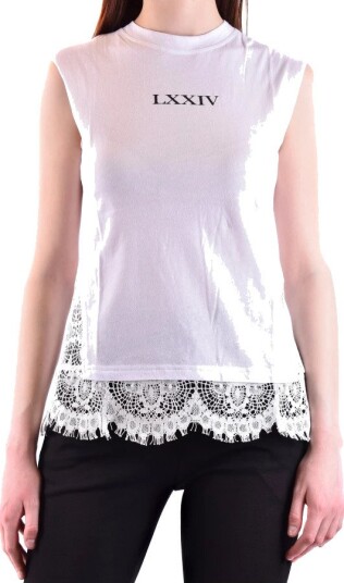Alexander McQueen, Dame, Topper, Hvit, M,