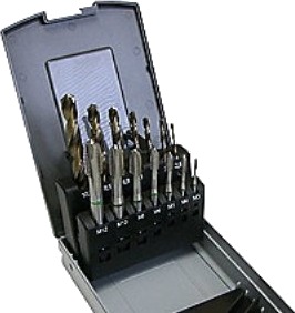 Spiraltap Hss-E Co Sæt - M3 - M12 Inkl. Koboltbor / "Grønring" Alias Pro