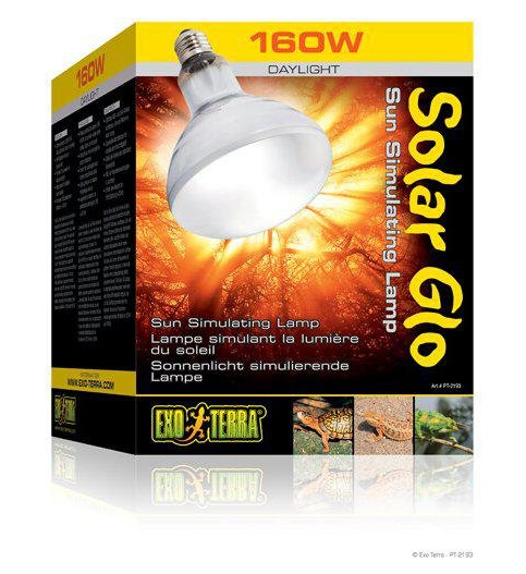 Exoterra Solar Glo 160W Uva/Uvb Heat & Sunlight E27 (220.1822) Exoterra Solar Glo 160W Uva/Uvb Heat & Sunlight E27 (220.1822)