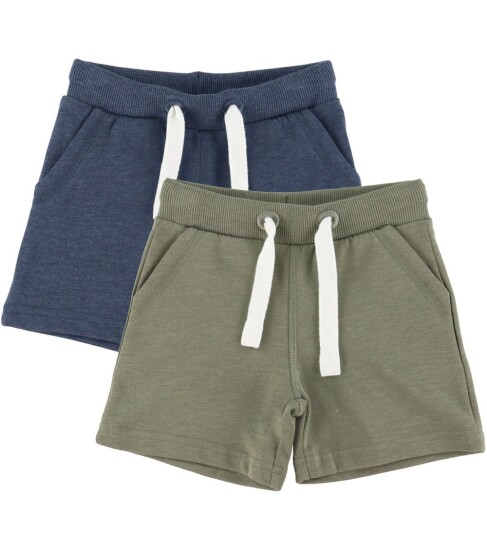 Minymo Basic 53 -Sweat Short (2-Pack) - Multi/patterned - 146