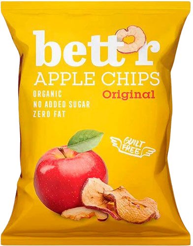 bett’r Eplechips Økologisk 50 g bett’r Eplechips Økologisk 50 g