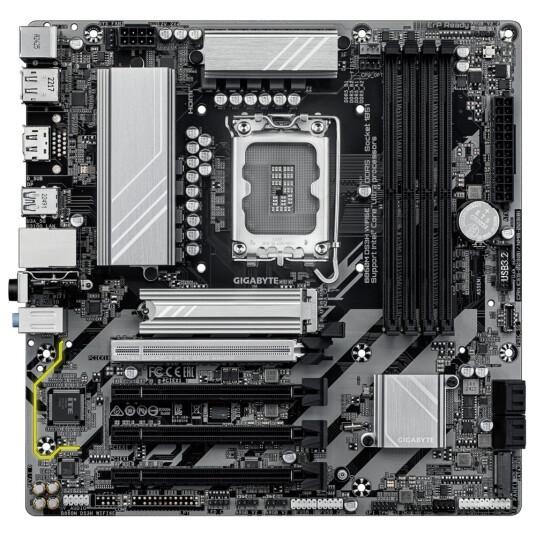 Gigabyte B860M DS3H Micro ATX Hovedkort med DDR5 og WiFi 6E Gigabyte B860M DS3H Micro ATX Hovedkort med DDR5 og WiFi 6E