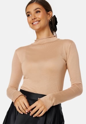 BUBBLEROOM CC Long sleeve modal polo Beige XS BUBBLEROOM CC Long sleeve modal polo Beige XS