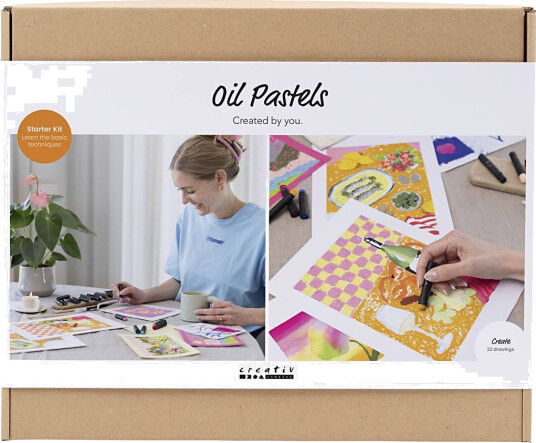 Start DIY sett Oljepastell Blandede Farger