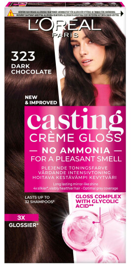 Loreal Paris Casting Crème Gloss 323 Dark Chocolate