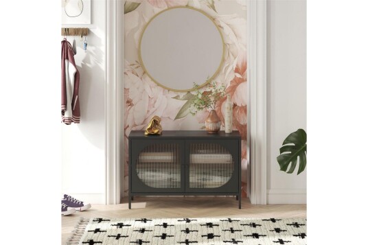 Skap Luna 100x40x64 cm Svart 100x40x64 cm Svart