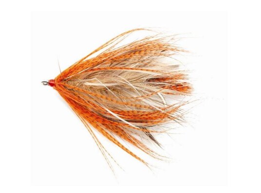 Unique Flies Forårs Fluen # 6 Orange/sand