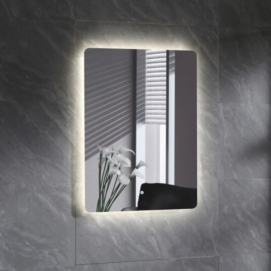 Bathlife Tindra Speil 50x70 cm Hvit Bathlife Tindra Speil 50x70 cm Hvit