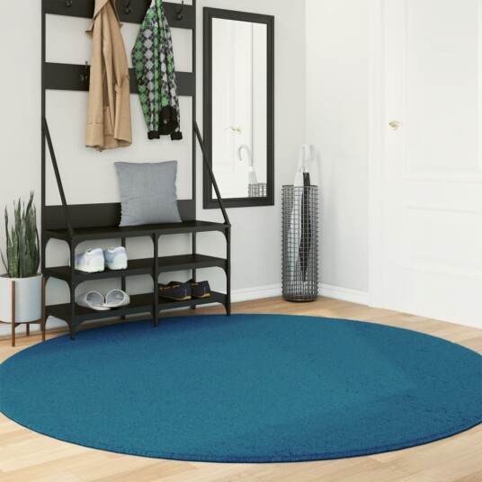  Teppe OVIEDO kort luv turkis Ø 200 cm 8721012232143