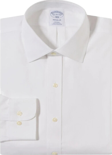 Brooks Brothers Herre Skjorter Hvit S,