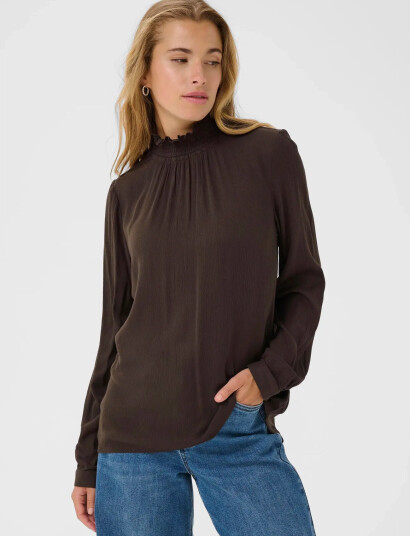 Kaffe Trine Blouse - Brown - 46