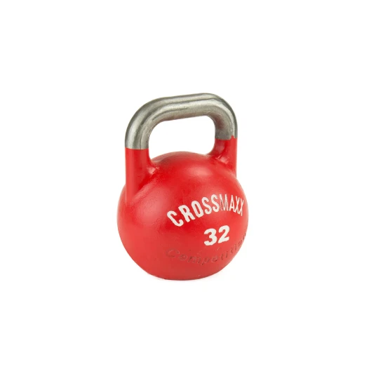Crossmaxx Competition Kettlebell 32 kg. Produsert i støpejern ekstremt holdbar. Bruk til funksjonell trening som crossfit utstyr og hjemme. Crossmaxx Competition Kettlebell 32 kg. Produsert i støpejern ekstremt holdbar. Bruk til funksjonell trening som crossfit utstyr og hjemme.