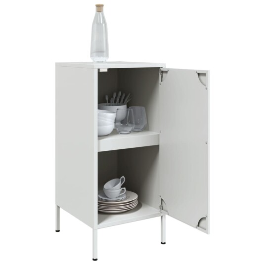Skjenk hvit 36x39x79 cm stål 8721102389849