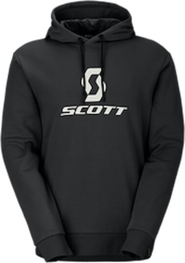 SCOTT Icon LS hoodie sort herre