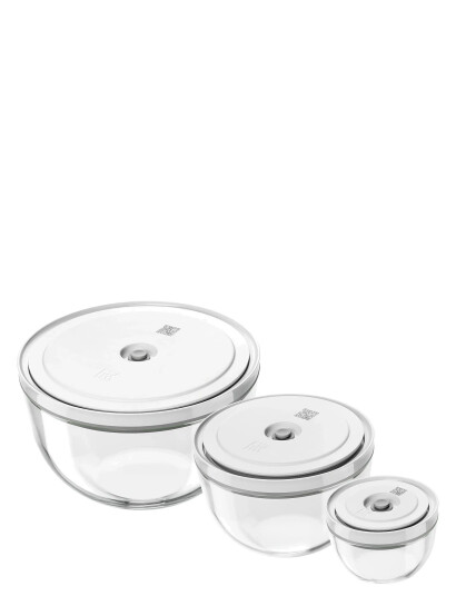 Zwilling Fresh & Save Vakuumskålset Glas 6 Delar.   White   ONE SIZE