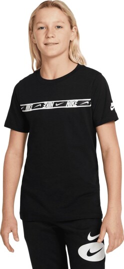 Nike Sportswear Repeat T-skjorte Barn Svart 128 - 137