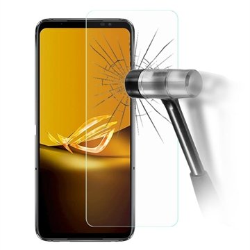 Asus ROG Phone 6D Beskyttelsesglass 9H, 0.3mm, 2.5D Klar
