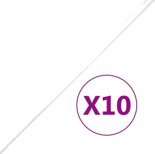 vidaXL Kabelkanal Ø20 mm 10 m PVC