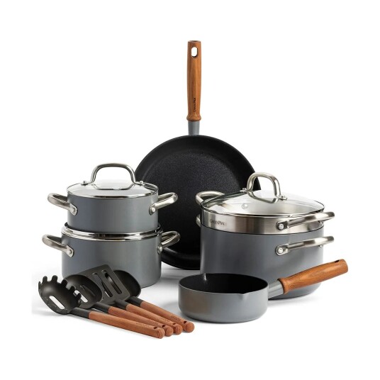 Greenpan Mayflower Pro gryteog stekepannesett 13 deler Greenpan Mayflower Pro gryteog stekepannesett 13 deler