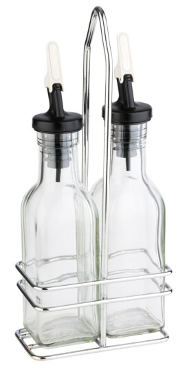 APS Eddik  og oljeflaske; 12 cl 5.5x24 cm BxH; Transparent