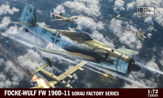 IBG Sorau Fw 190 D11 Modellfly Byggesett 1:72