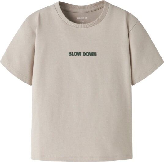 Name It T skjorte NmmJaves Chateau Gray Name It 1½ år (86) T skjorte Beige