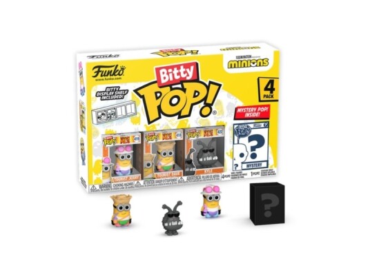 Funko Bitty Pop! Figūrėlių Rinkinys: Minions ~3 Cm 4 Vnt. 