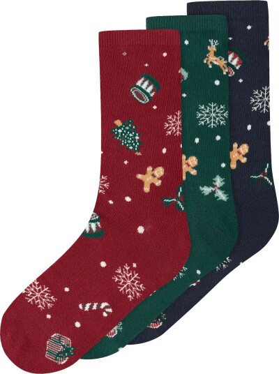Name It Nknvismas 3P Sock BOTANICAL GARDEN 31 33