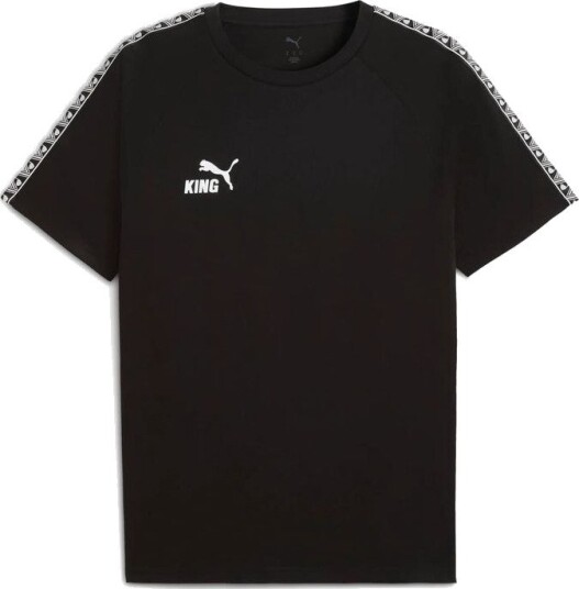 PUMA T skjorte Teamking PUMA Svart/PUMA White Barn størrelse 140 cm