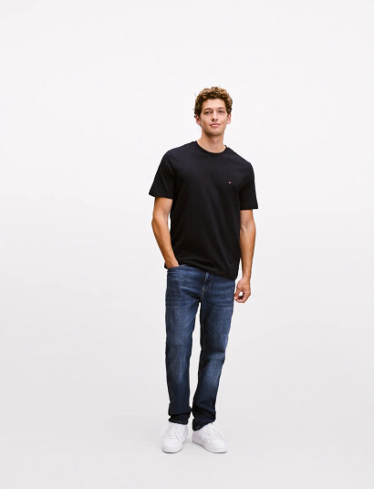 Tommy Hilfiger Essential Reg Fit Solid Tee - Navy - M