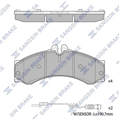 Hi Q SP1277 Bremseklosser