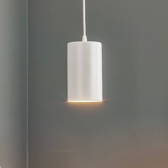 TEMAR LIGHTING Pendellampe ZW Tube 170 1 lyskilde hvit